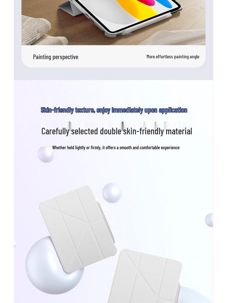 Y-Shaped Pen Holder for Huawei MatePad 11.5s Protective Case - Acrylic Pro Magnetic Shell