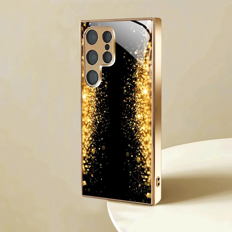 Modische Atmosphäre Einfachheit Hochwertige Galvanisierte Glas-Handyhülle für Samsung Galaxy S26 S25 S24 S23 S22 S21 FE Ultra Plus