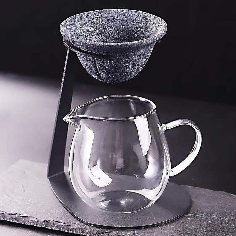 Shangqi Glass Gongdao Cup with Integrated No-Hole Tea Filter