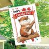 1pc Canada DIY Maple Leaf and Beaver Theme Garden Flag Outdoor Garden Flag Double-sided Home Decoration Courtyard Decoration Outdoor Decoration Lawn