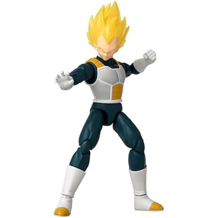 Figurine Articulée - BANDAI - Super Saiyan Vegeta - 17 Cm - 17 Points D'articulation - Dragon Ball Super