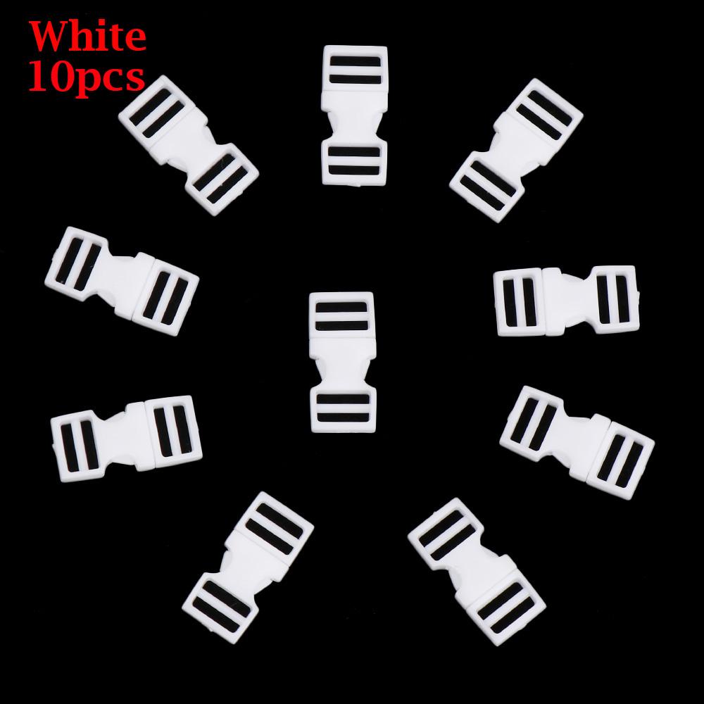 10/20pcs 6mm Plastic Mini Buckle DIY Doll Bags Buckle Handmade Backpack Button Bracelet Dog Collar Strap Buckle Webbing Supplies