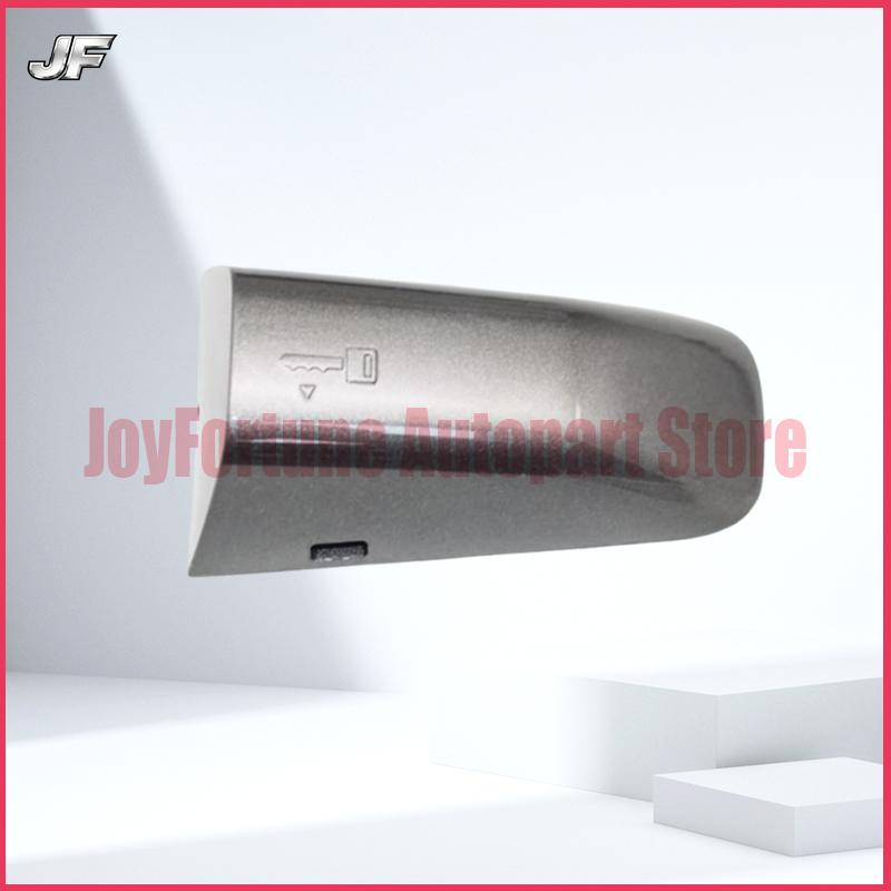 JF For Jaguar XEL XFL FPACE Left Front Door Handle Cover, Exterior Handle Small Cover, Handle Lock Cylinder Cover Gray cover