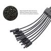 Y Type Solar PV Branch Parallel Cable Connector Adapters 1 To 4 Way Solar Panel Connector For Photovoltaic System