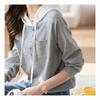 Navava Men Casual BuTTon PockeT Long Sleeve Hoodie T shirT nT1027