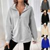 2025 Euro-American Cross-border Half-zip Long-sleeve Loose One-piece Hoodie for Autumn/Winter