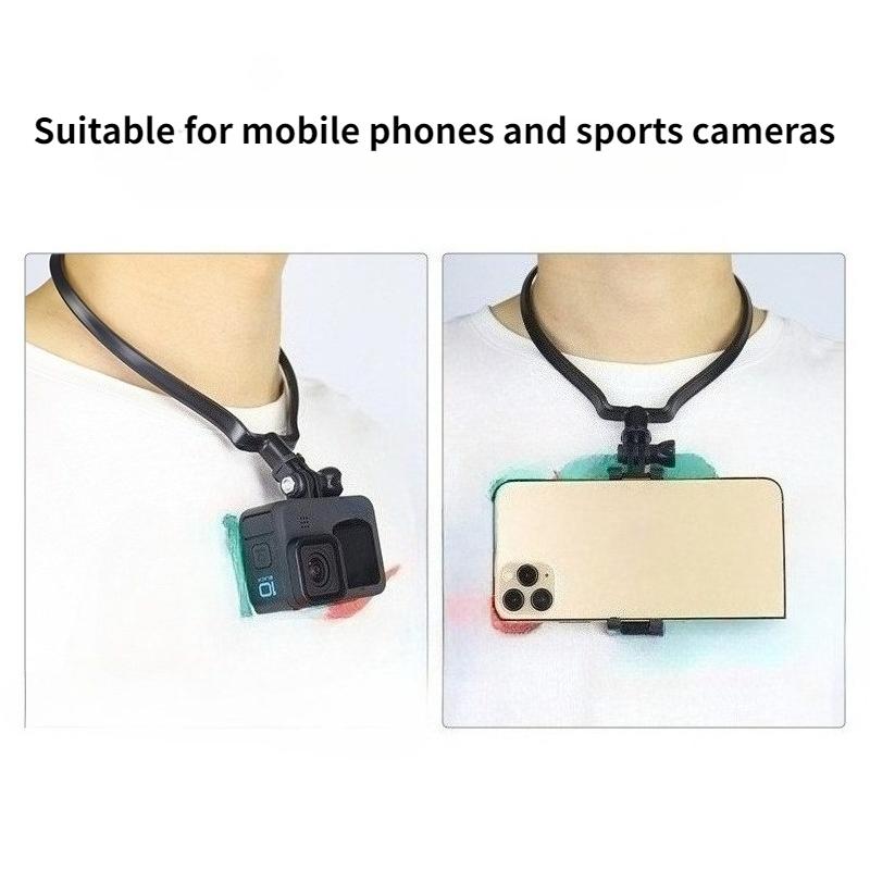 8 In 1 Action Camera Accessory Kit First Person View Neck & Chest Mount Strap For Cycling Hiking Boating Travel