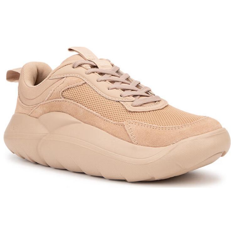 UGG Fashion Versatile Low-Top Casual Shoes Unisex sneaker Light-Brown 1166011-DRI
