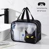 Borsa da Toilette e Trucco Portatile di Grande Capacità per Esterno, Spiaggia, Yoga e Fitness con Separazione Umido-Secco