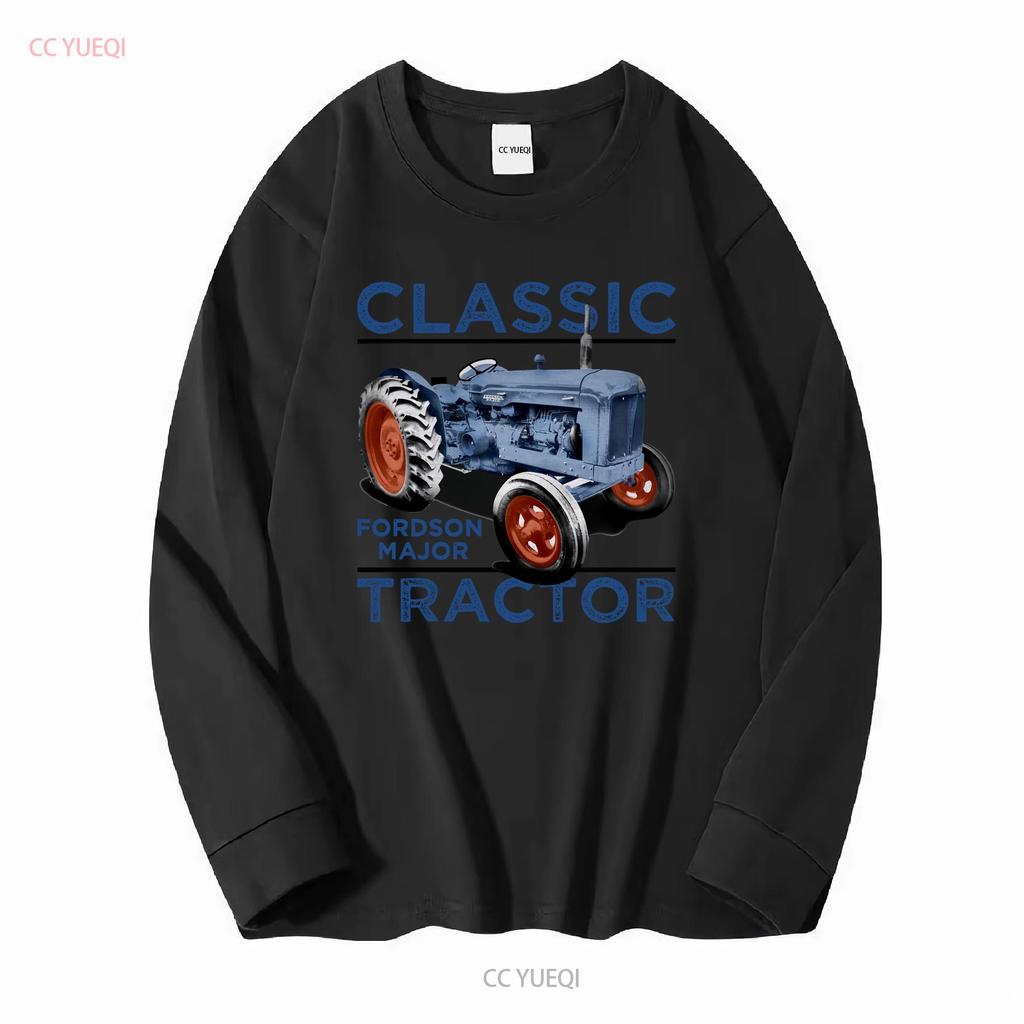 Classic Tractors Fordson Major Inspired Retro T Shirt vintage Washed Casual designer clothes homme Comfortable Breathable