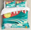 Surf Bedding Set For Bedroom Bed Home Hippie Classic Old Bus with Surfboard Freedom Holida Duvet Cover Quilt Cover Pillowcase741