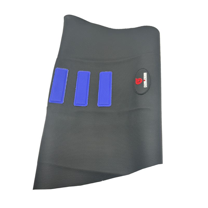 Universal Seat Cover Soft Ribbed For All Bike Dirt Off Road Motorcycle MX Cross Enduro Black with Blue