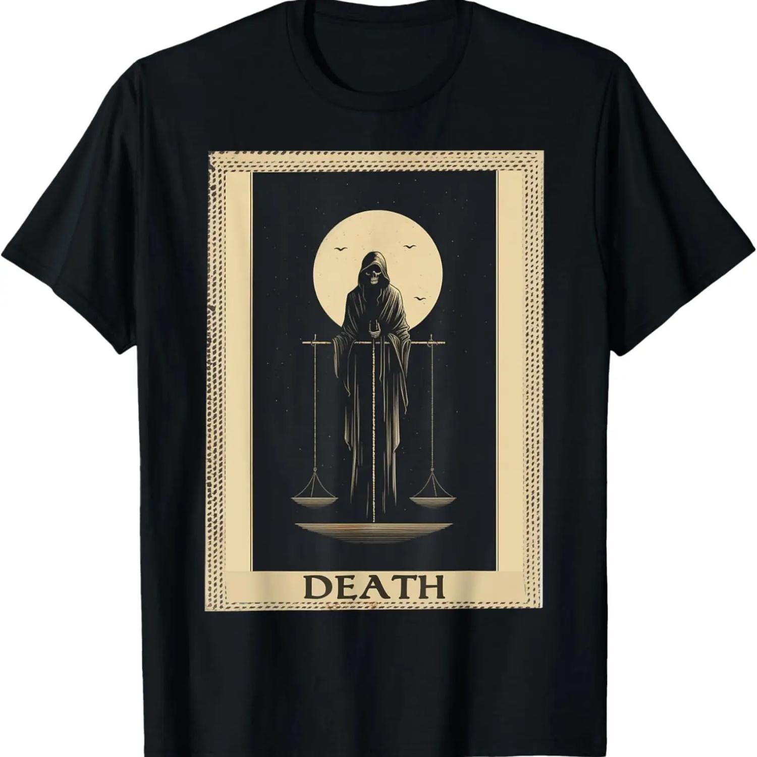 Occult Tarot Card Deck Death T-Shirt S чёрный