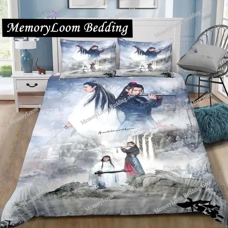 Drama The Untamed Xiao Zhan Wang Yi Bo Beddengoed Set Eenpersoons Twin Volledig Queen King Size Bed Set Volwassen Kind Slaapkamer Beddengoed Cadeau