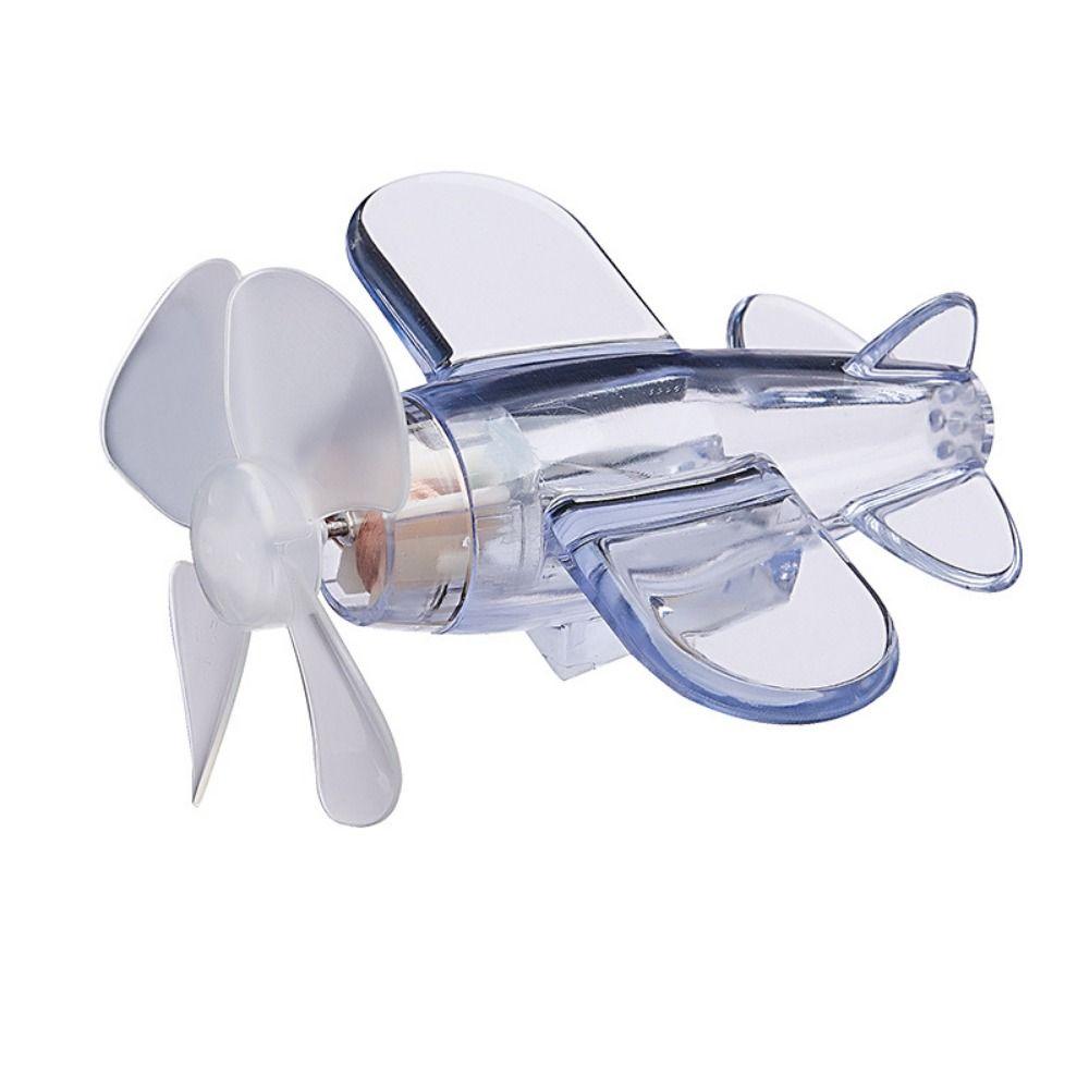 Warning Effect Mini Airplane LED Light Wind Energy Small Aircraft Decoration  Bike Gadgets