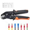 SN-02C Wire Crimping Tool Kit AWG 23-13 With 280PCS Insulated Wire Electrical Connectors Butt Ring Spade Cable Lugs Assortment
