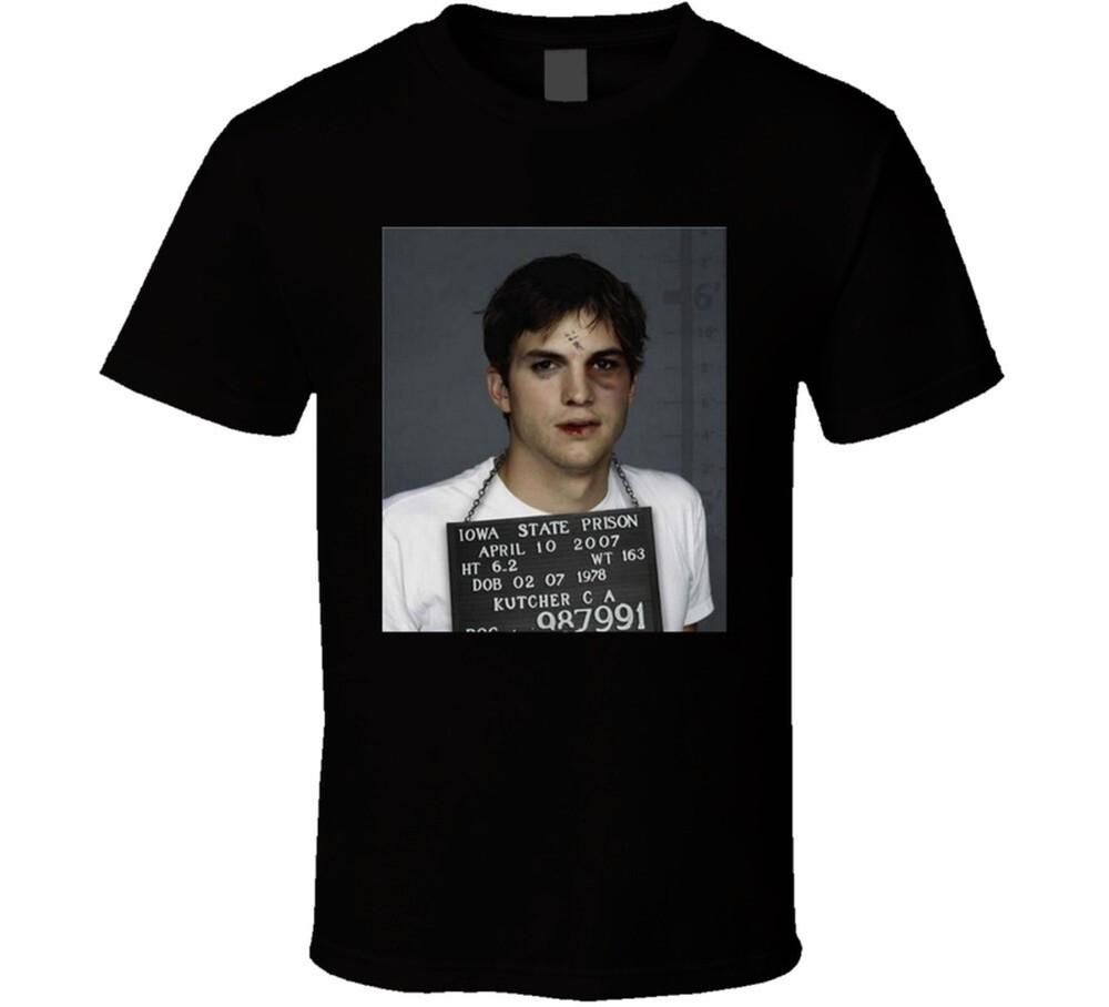 Ashton Kutcher Celebrity Mugshot T Shirt Unisex T-Shirt S