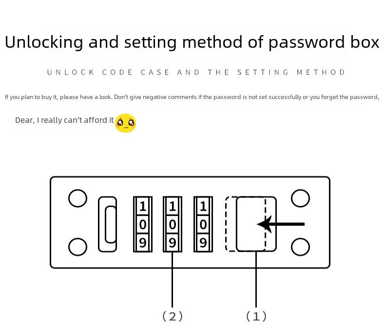 Cutie de scule portabilă din aliaj de aluminiu cu încuietoare pentru depozitarea feroneriei, documentelor și numerarului