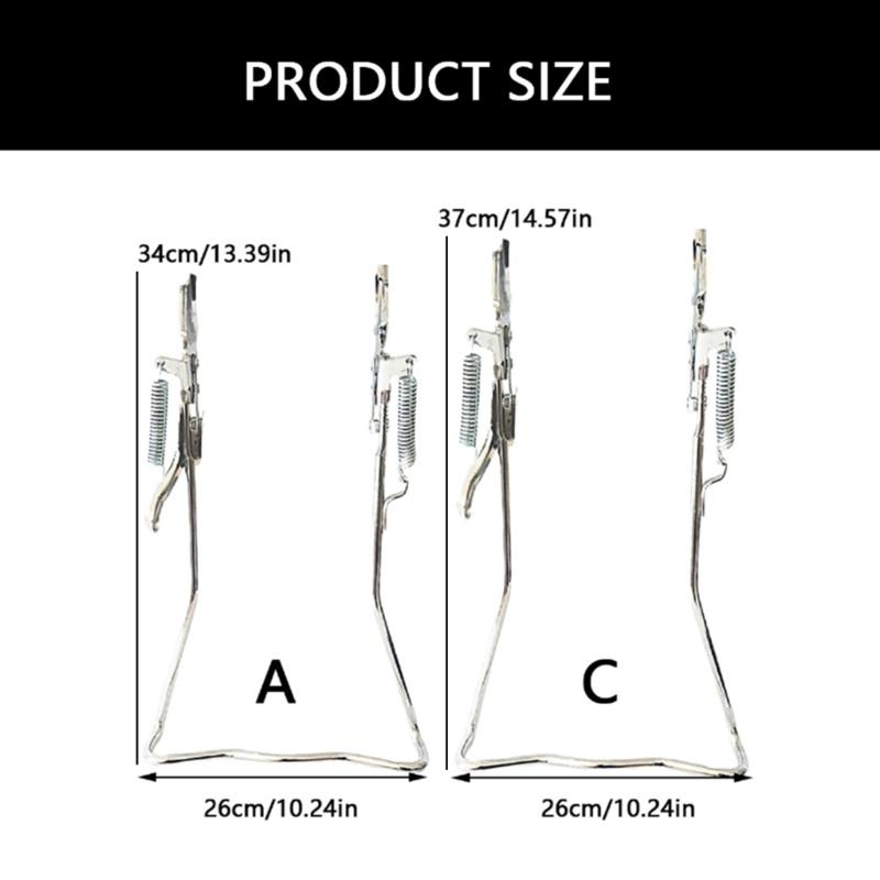 Bicycles Double Kickstand Bike Rear Mount Stand Foot Stand for Road Bicycles, Double Stand Bike Kickstand Parking Rack