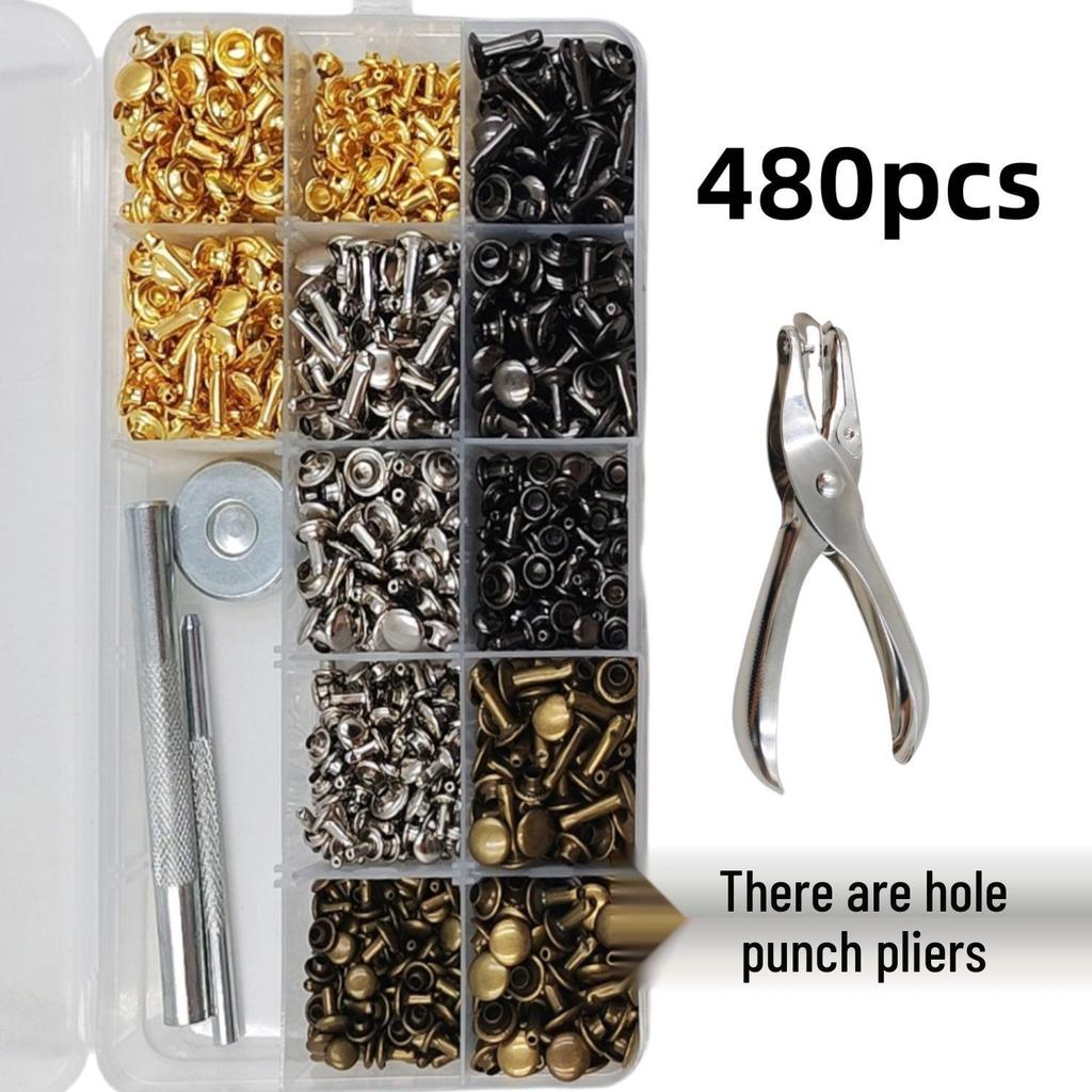 Metal Stud Decoration Leather Rivet Tool for Clothing Accessories