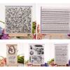 24TE Transparent Stamp Silicone Seal Sheet For DIY Scrapbook Craft Card Album T1266