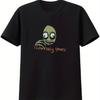 Maglietta Horror Cartoon Stile Y2K di Salad Fingers Street Style Tutto l'Anno Casual Adatta Sia per Uomini che per Donne