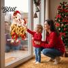 Glass Surface Decorations Sheep Santa Hat 2027 Sticker Christmas New Year Static Window Decal Removable Seasonal Home Decor of The Sticker