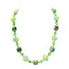 Vintage Cake Glass Chinese Style Ink Painting Temperament New Necklace Earrings Set