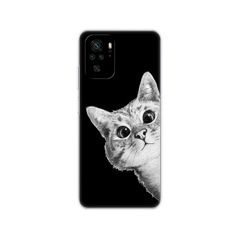 For Xiaomi Redmi Note 10 10S Case 4G 5G Silicon Soft Tpu Back On Redmi Note 10 Pro Global Phone Cover Note10 S Bumper Etui Funda