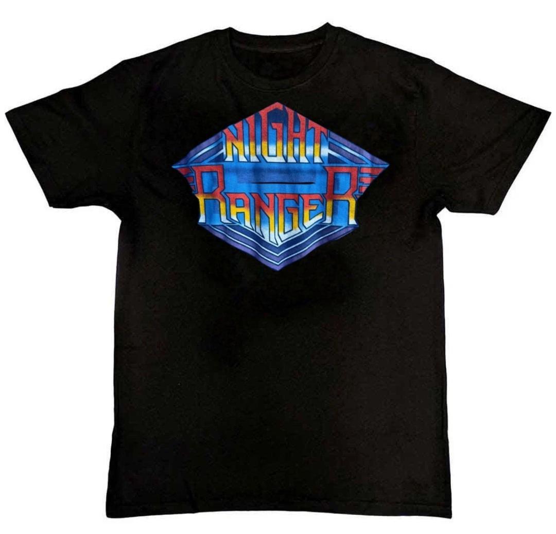 Night Ranger Band Tour Logo Graphic Print Mens T-Shirt M