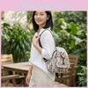 Ethnic Embroidered Backpack For Women With Cotton Linen Material For Travel And Casual Use
