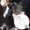 Pack of 4 Espresso Pots Replacement Parts Including Aluminium Filter Disk, and 3 Gaskets Seals for Home Use