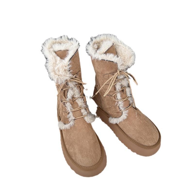 Autumn Thick Versatile Fashion Snow Boots for Women