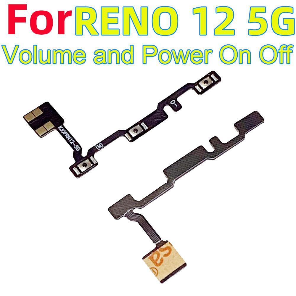 Power ON OFF Mute Switch Control Key Volume Button Flex Cable for OPPO Reno 12 5G Power On Off Volume Power Volume