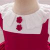 Ma Sha Bear Girls Party Maid Dress 2pcs Toddler Lolita 1st Birthday Wedding Princess Prom Dress Carnival Halloween Kids Clothing