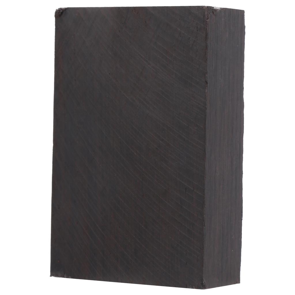 Schwarz Ebenholz Holz Blank DIY Handwerk Holz Griff Musical Instruments Accessories70x50x20mm