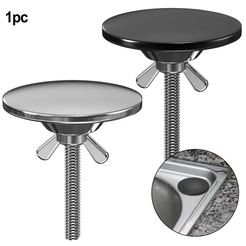 Stainless Steel Metal Sink Hole Cover Kitchen Faucet Hole Cover Tap Hole Blanking-Plug Stopper Basin Cover