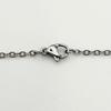 Used [External Chain] TIFFANY&Co. Open Heart Necklace Tiffany Pendant SV925