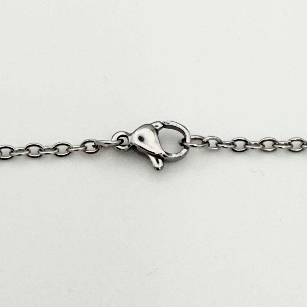 Used [External Chain] TIFFANY&Co. Open Heart Necklace Tiffany Pendant SV925