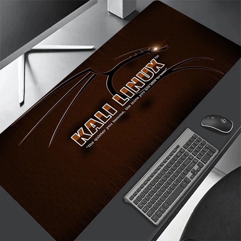Kali Linux Mousepads Company Mouse Mat X Natural Rubber Nonslip Keyboard Desk Mats Kawaii Large for Laptop Gaming Mouse Pad