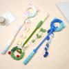 Cat Wand Toy Interactive Cat Teaser Stick with Plush Balls And Streamers for Indoor Kitten Play Exercise