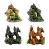 DIY Aquarium Fish Tanks Artificial Resin Rockery Plant Ornament Landscape Decors