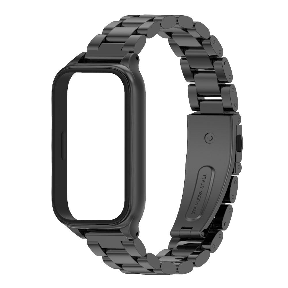 For Smart Band 9 Active Strap Smart Bracelet Mi Band 9 Active Strap Metal Stainless Steel Replacement Wrist Watchband