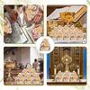 20PCS Natural Finish Wood Crucifix Keychains Gift for Baptism Communion Parties Including Friendly and Handmade