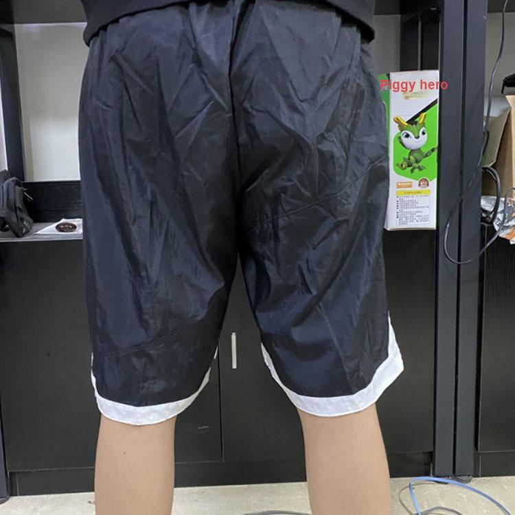 Nike Oversized Logo Drawstring Casual Shorts Men Bottoms Black AT3165-010