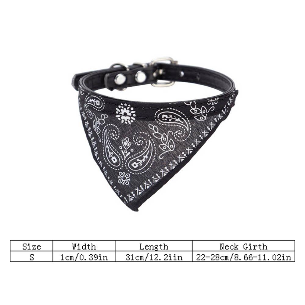 Verstellbares Süßes Bedrucktes Bandana Katzenhalsband Welpen Hund Katze Schal Halsband Verstellbares Dreieckiges Haustier Banadana Halsband für Kätzchen