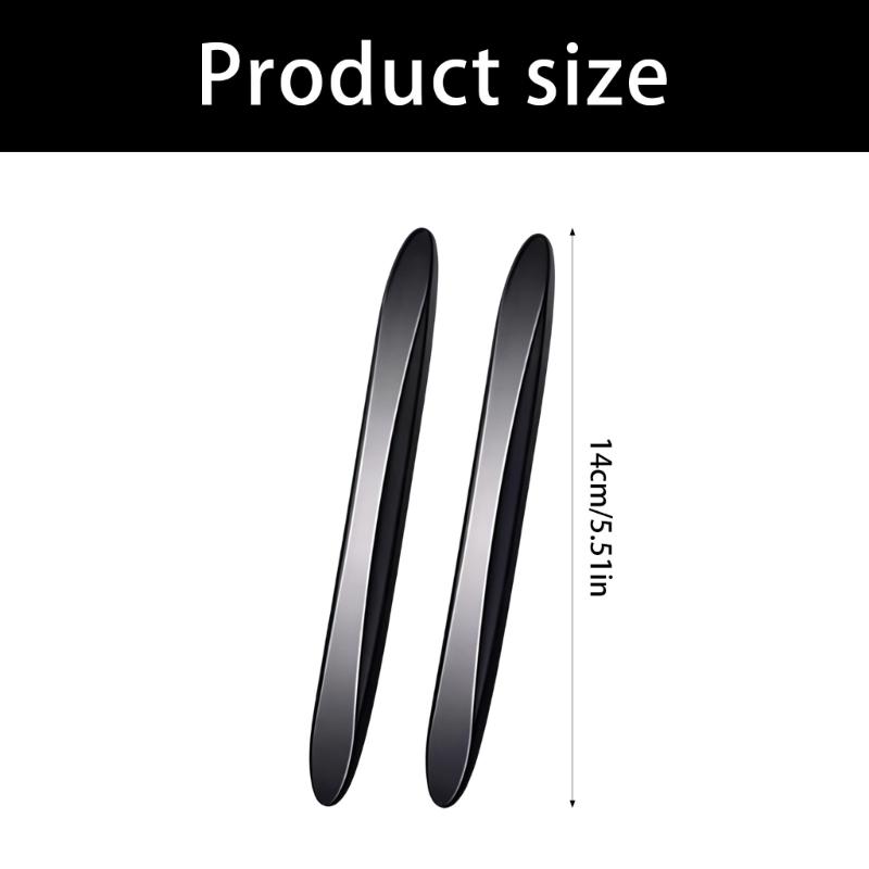 Vehicle Door Edges Guard Strips, Flexible PVC Door Bumper Protectors with Peels-and-Stick Setups for Everyday Car Owners