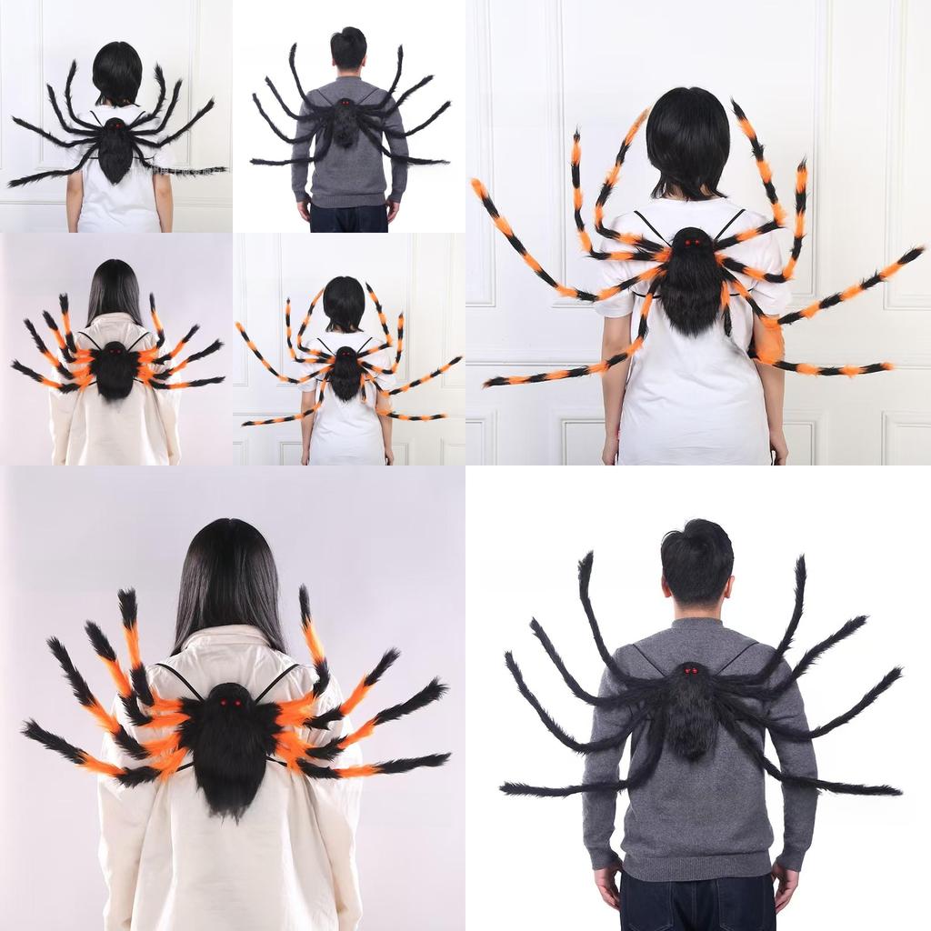 Kostýmový doplněk pavouk s křídly a kapsami pro halloweenské večírky a cosplay