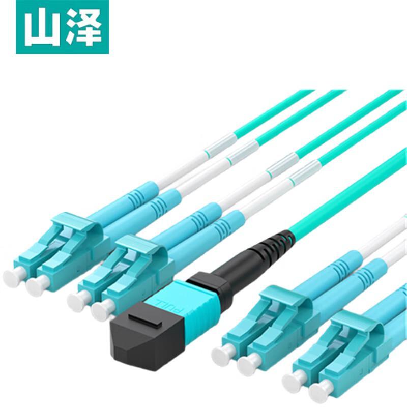 

ShanZe OM3 MPO-LC 8-Core Multimode Fiber Optic Patch Cable