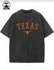 Men’s Vintage Longhorn Graphic T-Shirt Western Cowboy Ranch Cotton Casual Short